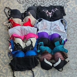Lot of Used Bras Various Sizes